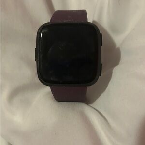 Smartwatch with Purple Band